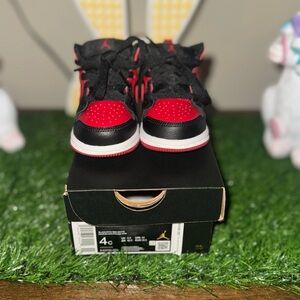 Jordan Kids Black and Red 1